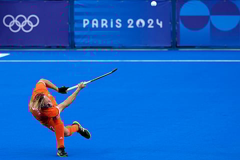Men's gold medal hockey match between Germany and Netherlands